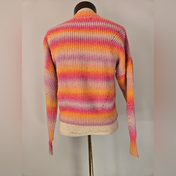 REBECCA MINKOFF BRinkley Mock Neck Multicolour Sweater. Size Small - Picture 6 of 13